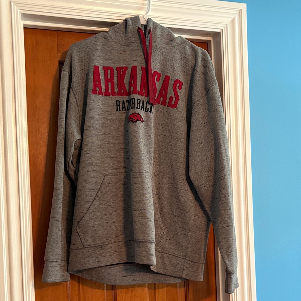 Champion Gray Arkansas Razorbacks Hoodie
